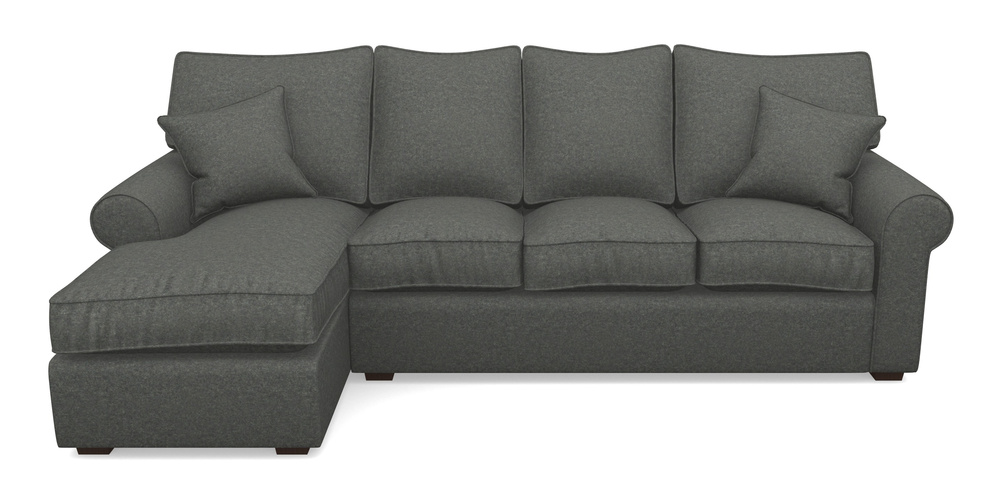 Product photograph of Upperton Lhf Chaise In Soft Wool - Armour from Sofas and Stuff Limited