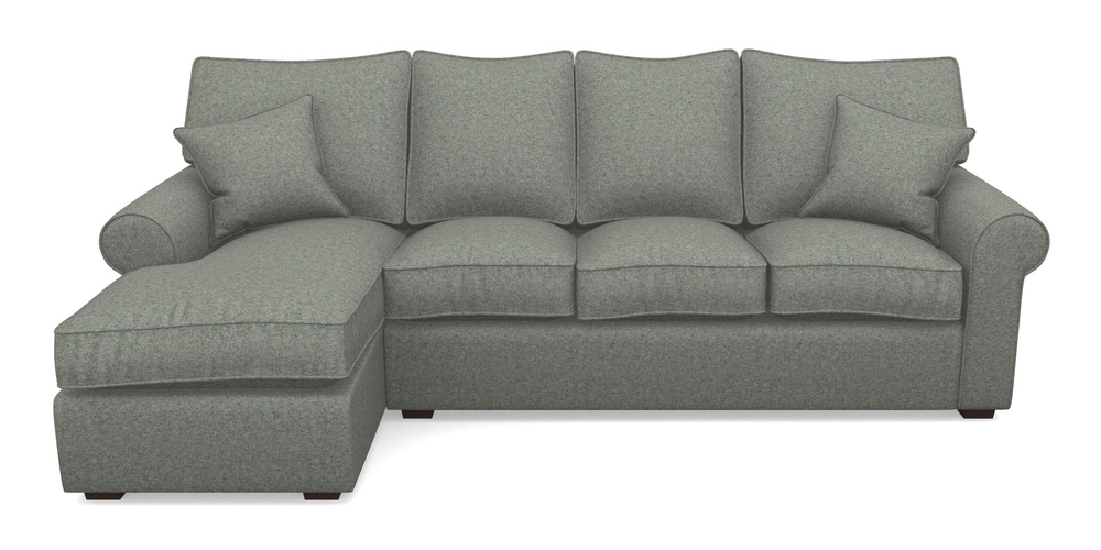 Product photograph of Upperton Lhf Chaise In Soft Wool - Wolf from Sofas and Stuff Limited