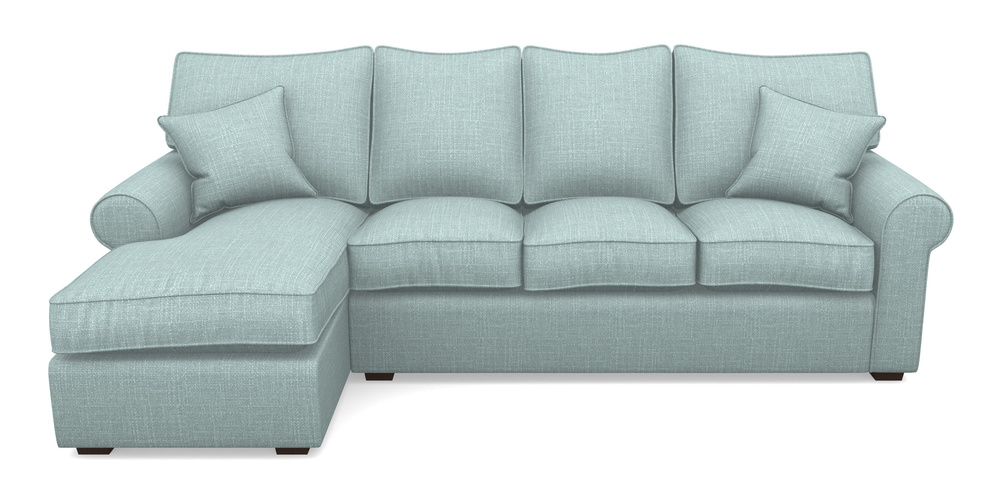 Product photograph of Upperton Lhf Chaise In Tough As Houses - Soft Teal from Sofas and Stuff Limited