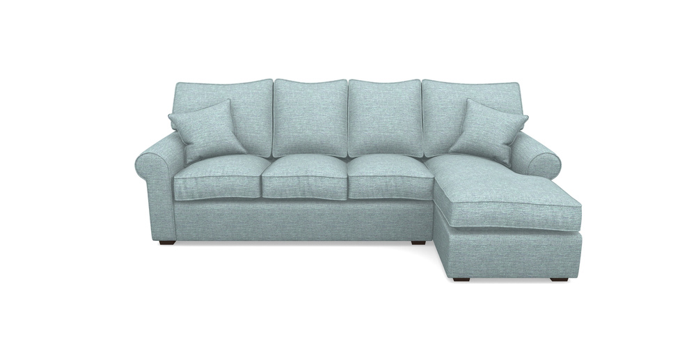 Product photograph of Upperton Rhf Chaise In Aqua Clean Hove - Duck Egg from Sofas and Stuff Limited