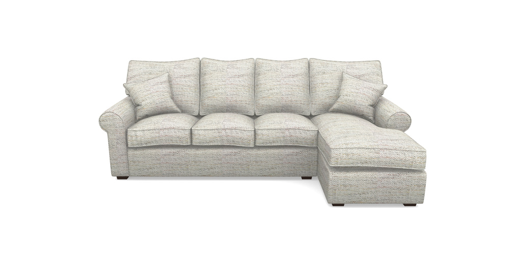 Product photograph of Upperton Rhf Chaise In Chunky Herringbone - Chunky Herringbone Natural from Sofas and Stuff Limited