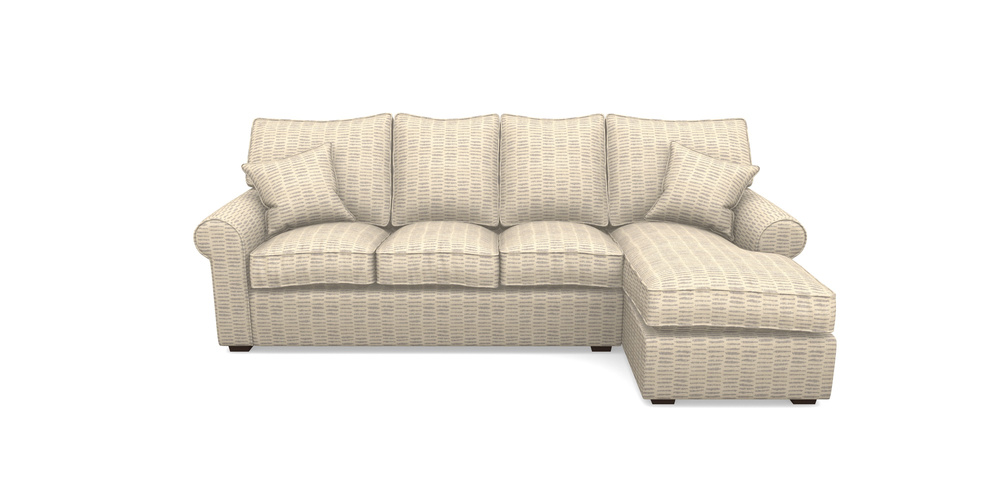 Product photograph of Upperton Rhf Chaise In Cloth 18 - Daub - Lavender from Sofas and Stuff Limited