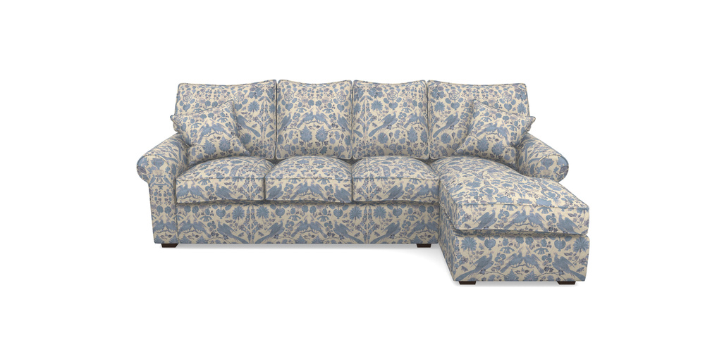 Product photograph of Upperton Rhf Chaise In V A Brompton Collection - Coromandel - Morning Blue from Sofas and Stuff Limited