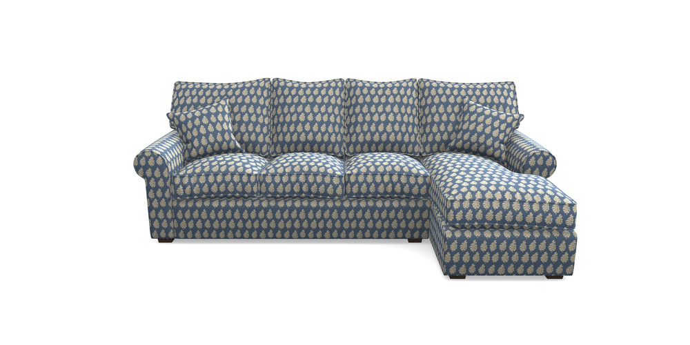 Product photograph of Upperton Rhf Chaise In Cloth 21 - Oak Leaf - Bilberry from Sofas and Stuff Limited