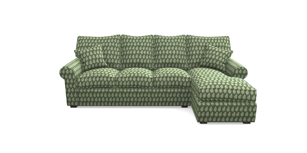 Product photograph of Upperton Rhf Chaise In Cloth 21 - Oak Leaf - Forest from Sofas and Stuff Limited