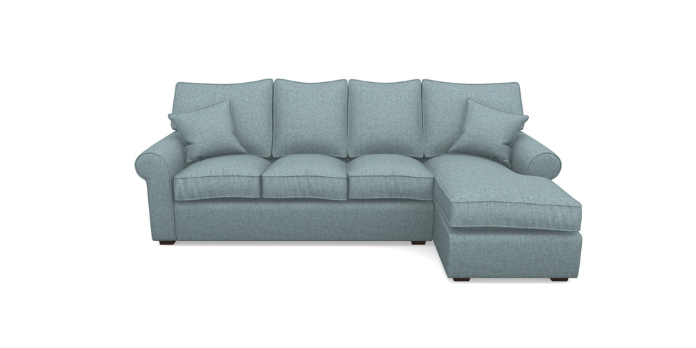 Product photograph of Upperton Rhf Chaise In Easy Clean Plain - Polar from Sofas and Stuff Limited