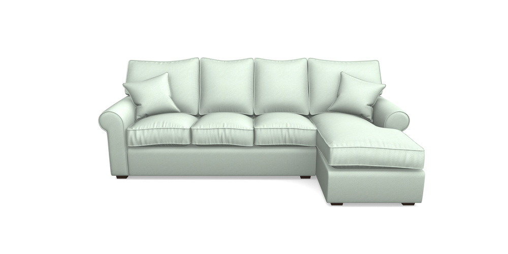 Product photograph of Upperton Rhf Chaise In Eco Washable Cotton - Feather from Sofas and Stuff Limited