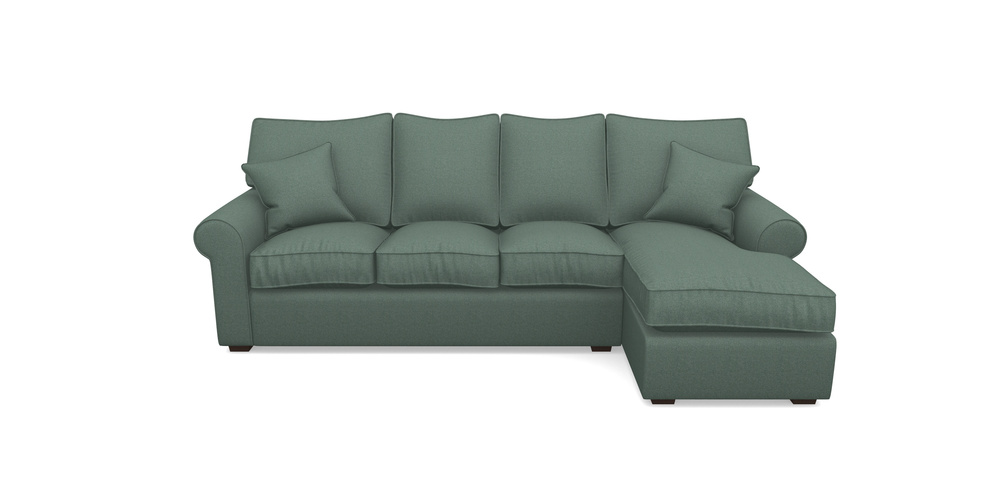 Product photograph of Upperton Rhf Chaise In Eco Washable Cotton - Mineral from Sofas and Stuff Limited