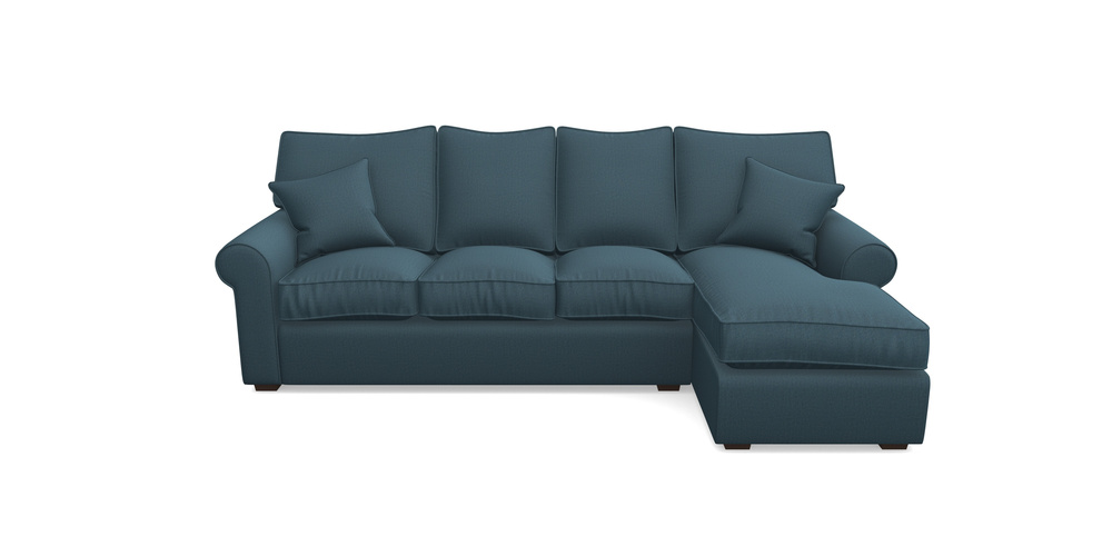 Product photograph of Upperton Rhf Chaise In House Velvet - Petrol from Sofas and Stuff Limited