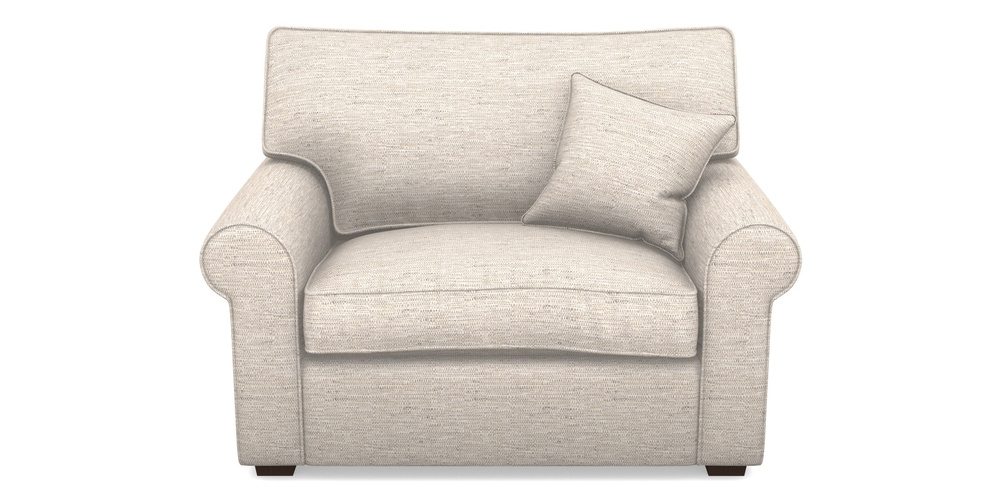 Product photograph of Upperton Snuggler In Aqua Clean Hove - Oatmeal from Sofas and Stuff Limited