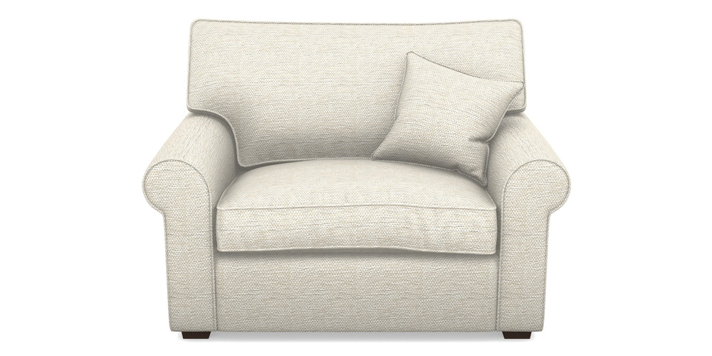 Product photograph of Upperton Snuggler In Aqua Clean Oban - Pearl from Sofas and Stuff Limited