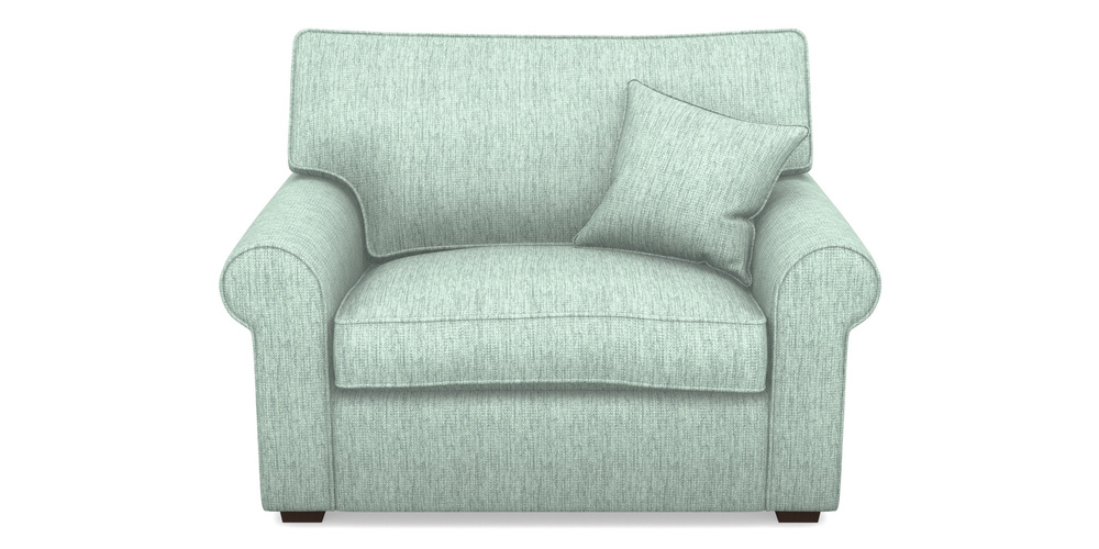 Product photograph of Upperton Snuggler In Aqua Clean Tenby - Duck Egg from Sofas and Stuff Limited