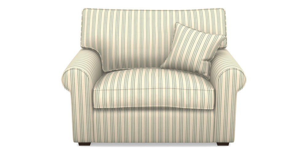 Product photograph of Upperton Snuggler In Cloth 22 - Racing Stripes Ayr - Mint from Sofas and Stuff Limited