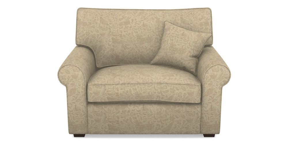 Product photograph of Upperton Snuggler In V A Drawn From Nature - Bird And Rabbit - Natural from Sofas and Stuff Limited