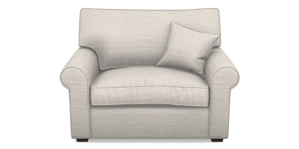 Product photograph of Upperton Snuggler In Brussels Linen - Linen from Sofas and Stuff Limited