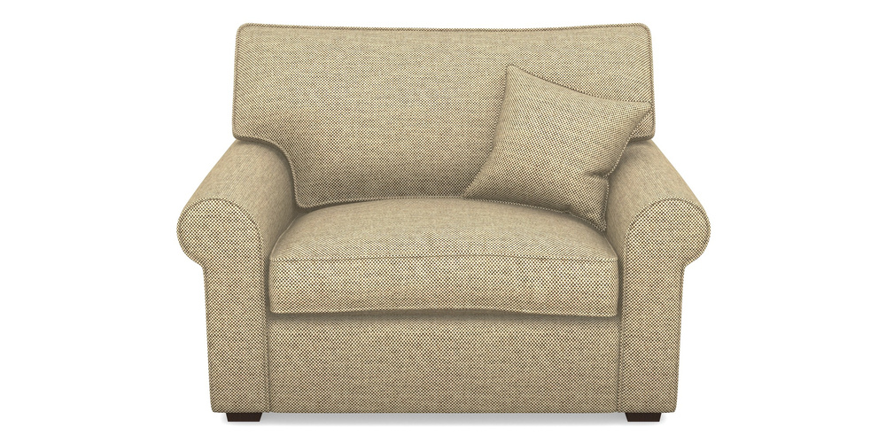 Product photograph of Upperton Snuggler In Basket Weave - Ebony from Sofas and Stuff Limited