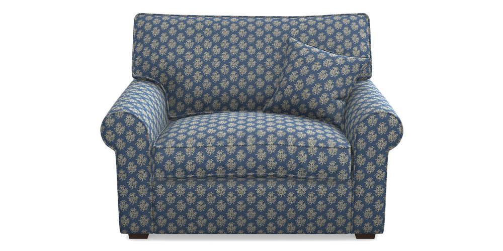 Product photograph of Upperton Snuggler In Cloth 21 - Coral 1 - Bilberry from Sofas and Stuff Limited