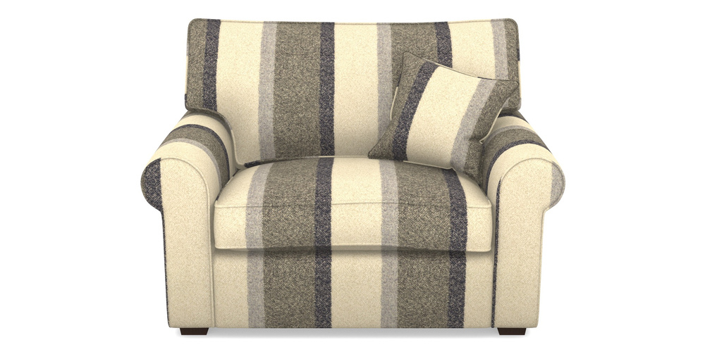 Product photograph of Upperton Snuggler In Cloth 22 Weaves - Cedar Breaks - Chalk from Sofas and Stuff Limited