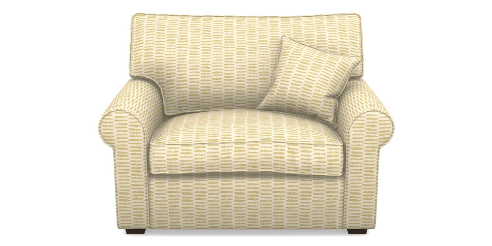 Product photograph of Upperton Snuggler In Cloth 18 - Daub - Summer from Sofas and Stuff Limited