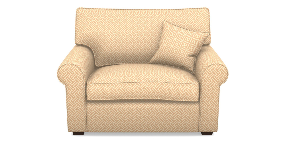 Product photograph of Upperton Snuggler In Cloth 18 - Key - Fudge from Sofas and Stuff Limited