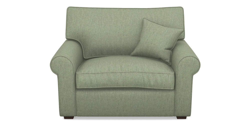 Product photograph of Upperton Snuggler In Clever Cotton Mix - Forest from Sofas and Stuff Limited