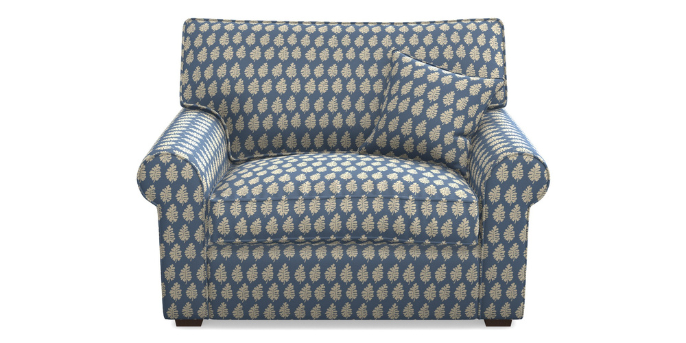 Product photograph of Upperton Snuggler In Cloth 21 - Oak Leaf - Bilberry from Sofas and Stuff Limited