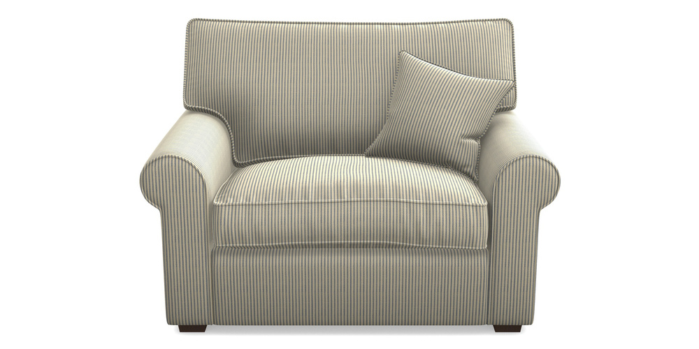 Product photograph of Upperton Snuggler In Cloth 21 - Simple Stripe - Bilberry from Sofas and Stuff Limited