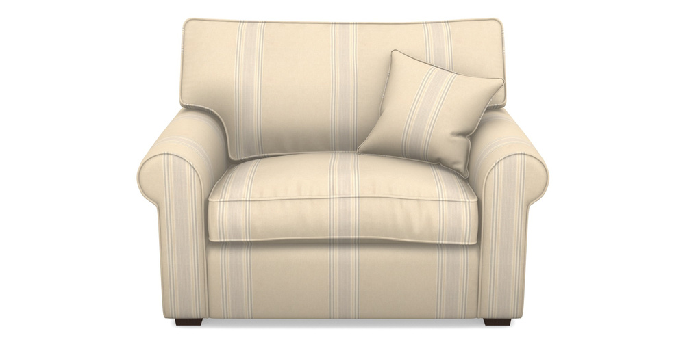 Product photograph of Upperton Snuggler In Cloth 22 - Racing Stripes Cheltenham - Dove from Sofas and Stuff Limited