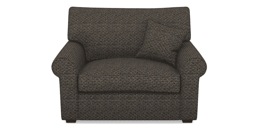 Product photograph of Upperton Snuggler In Cloth 20 - Design 3 - Chestnut Weave from Sofas and Stuff Limited