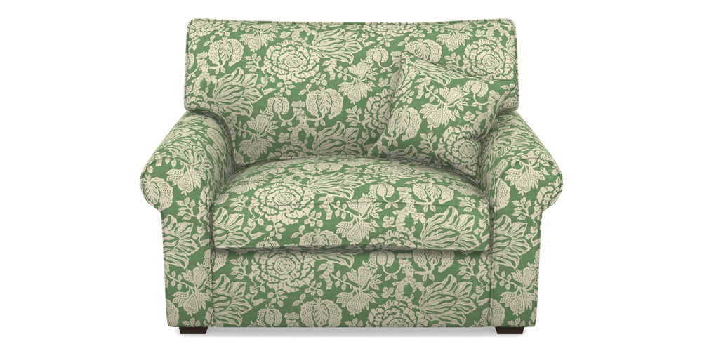 Product photograph of Upperton Snuggler In V A Brompton Collection - Flowering Kale - Basil from Sofas and Stuff Limited