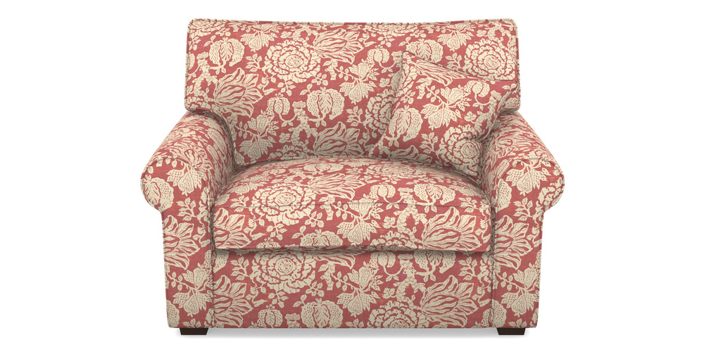 Product photograph of Upperton Snuggler In V A Brompton Collection - Flowering Kale - Chilli from Sofas and Stuff Limited