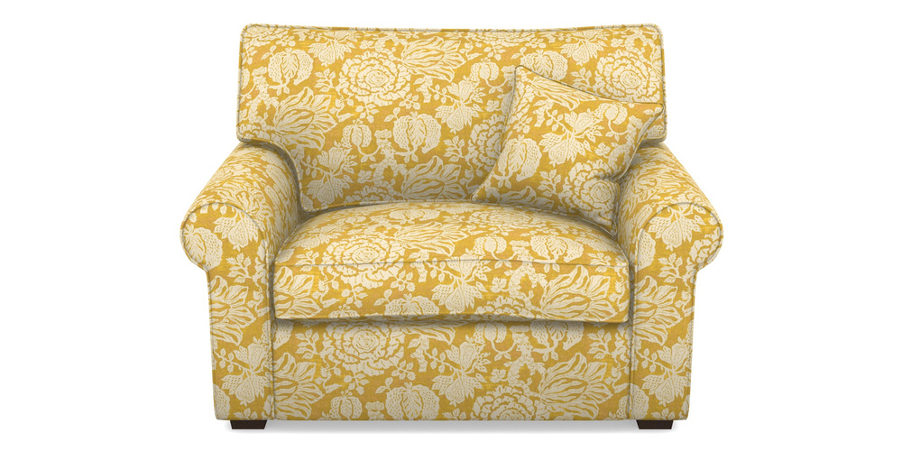 Product photograph of Upperton Snuggler In V A Brompton Collection - Flowering Kale - Corn from Sofas and Stuff Limited