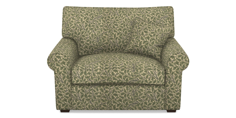 Product photograph of Upperton Snuggler In V A Drawn From Nature Collection - Oak Tree - Light Green from Sofas and Stuff Limited