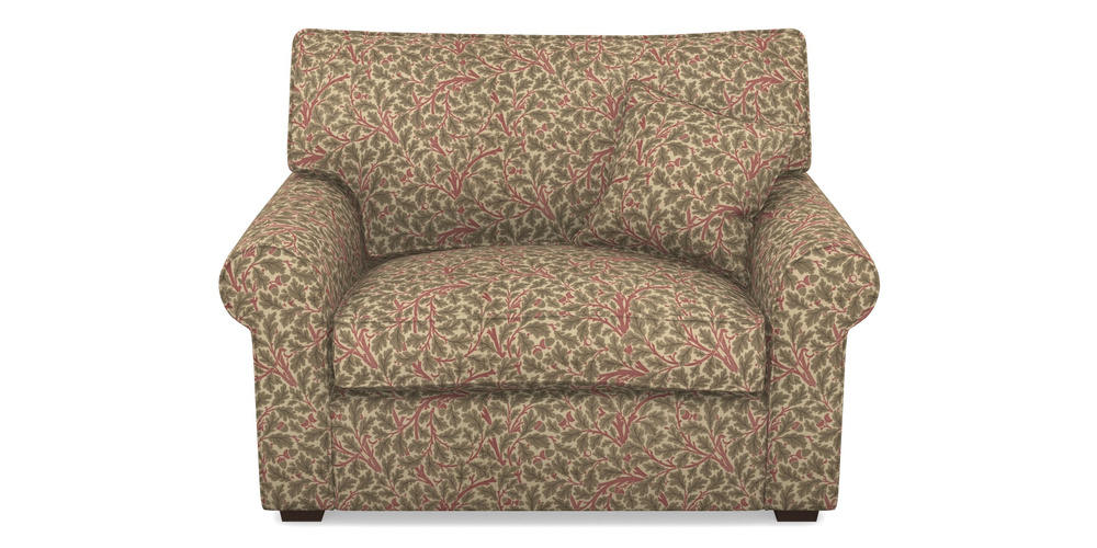 Product photograph of Upperton Snuggler In V A Drawn From Nature Collection - Oak Tree - Red from Sofas and Stuff Limited