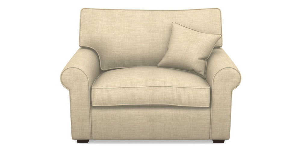 Product photograph of Upperton Snuggler In Posh Linen - Oatmeal from Sofas and Stuff Limited