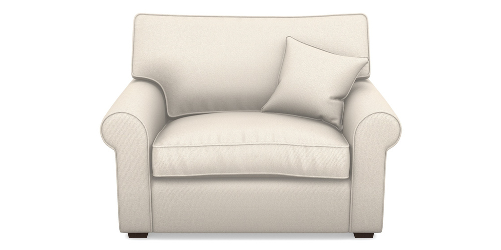 Product photograph of Upperton Snuggler In Two Tone Plain - Calico from Sofas and Stuff Limited