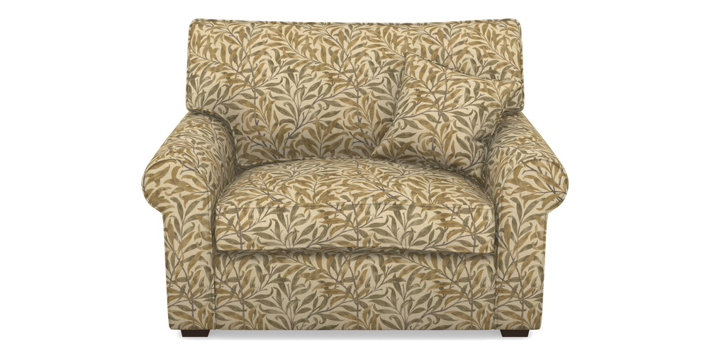 Product photograph of Upperton Snuggler In V A Drawn From Nature - Willow Bough Large - Gold from Sofas and Stuff Limited