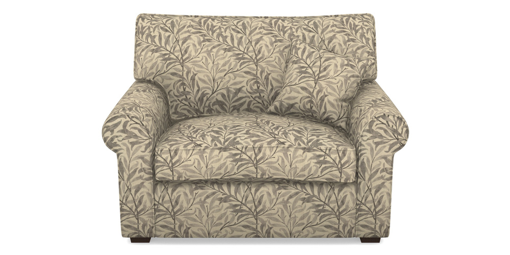 Product photograph of Upperton Snuggler In V A Drawn From Nature - Willow Bough Large - Grey from Sofas and Stuff Limited
