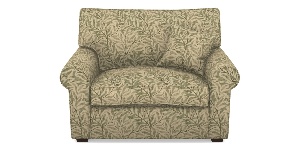 Product photograph of Upperton Snuggler In V A Drawn From Nature - Willow Bough Large - Light Green from Sofas and Stuff Limited