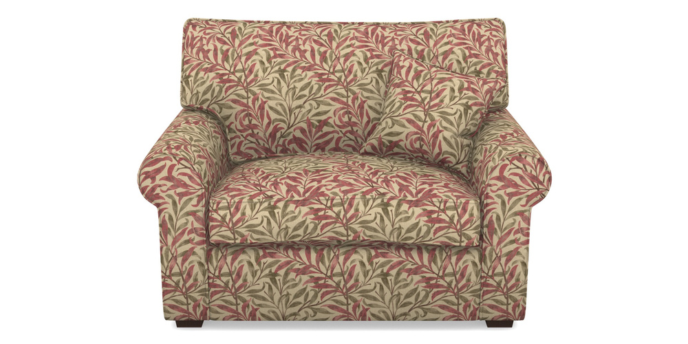 Product photograph of Upperton Snuggler In V A Drawn From Nature - Willow Bough Large - Red from Sofas and Stuff Limited
