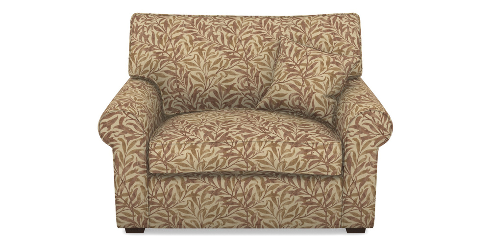 Product photograph of Upperton Snuggler In V A Drawn From Nature - Willow Bough Large - Terracotta from Sofas and Stuff Limited