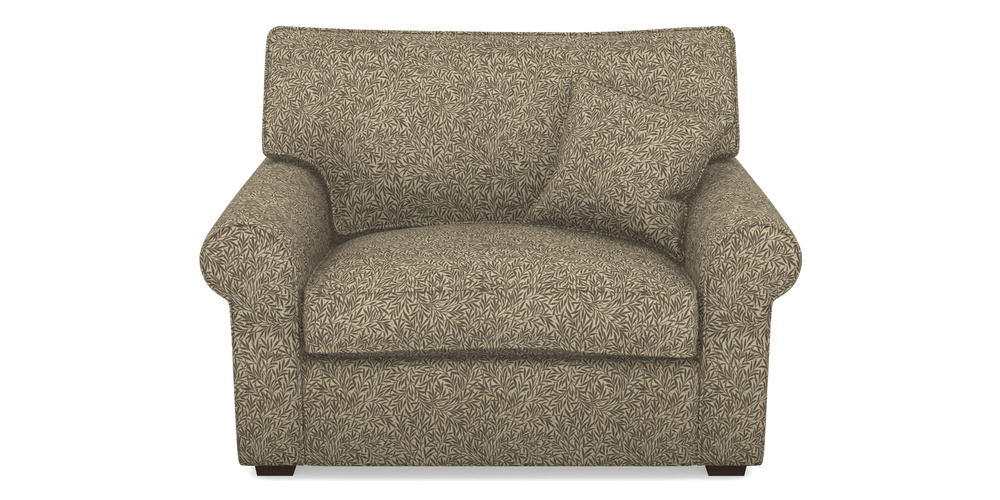Product photograph of Upperton Snuggler In V A Drawn From Nature Collection - Willow - Brown from Sofas and Stuff Limited