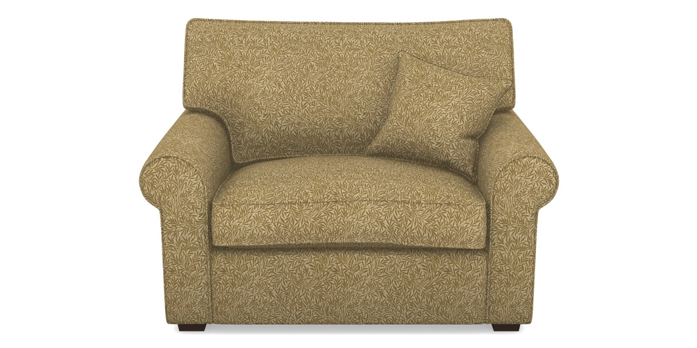 Product photograph of Upperton Snuggler In V A Drawn From Nature Collection - Willow - Gold from Sofas and Stuff Limited