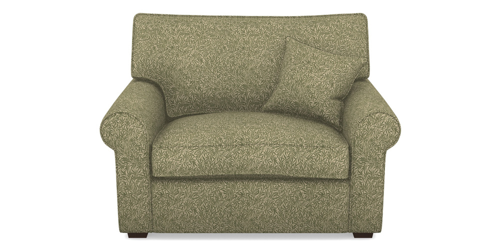 Product photograph of Upperton Snuggler In V A Drawn From Nature Collection - Willow - Light Green from Sofas and Stuff Limited