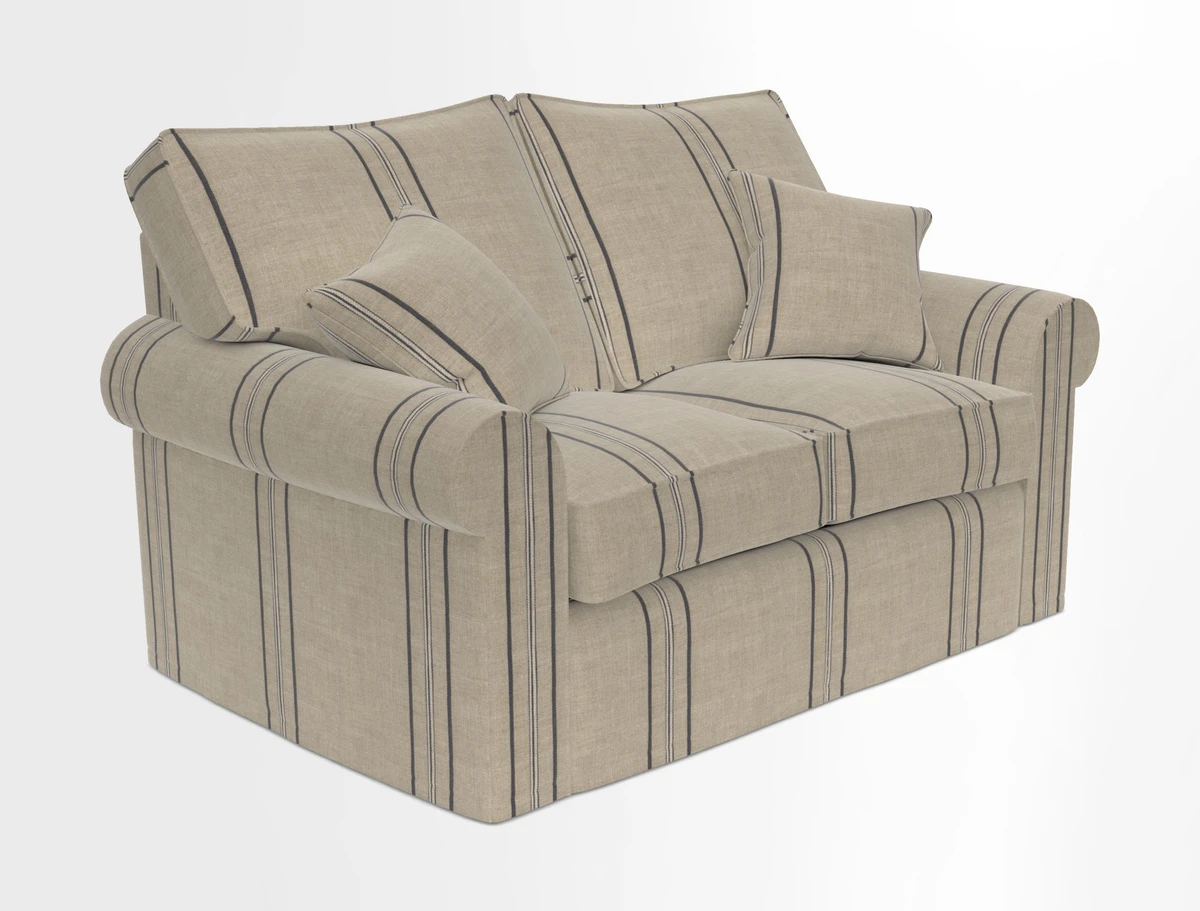 Upperton 2.5 Seater Sofa in Two Tone Plain Biscuit