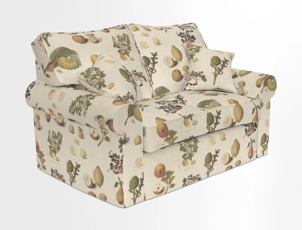 Upperton 2.5 Seater Sofa in Two Tone Plain Biscuit