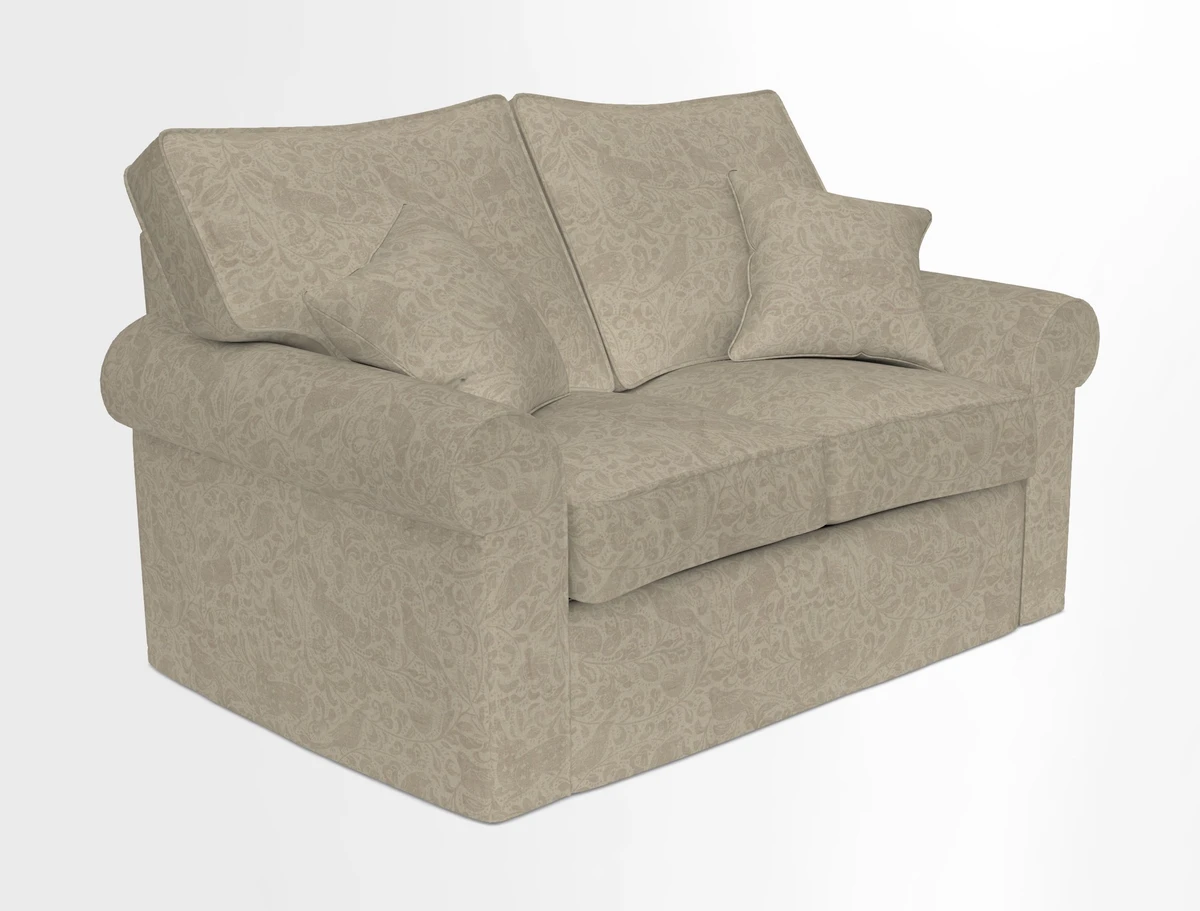 Upperton 2.5 Seater Sofa in Two Tone Plain Biscuit