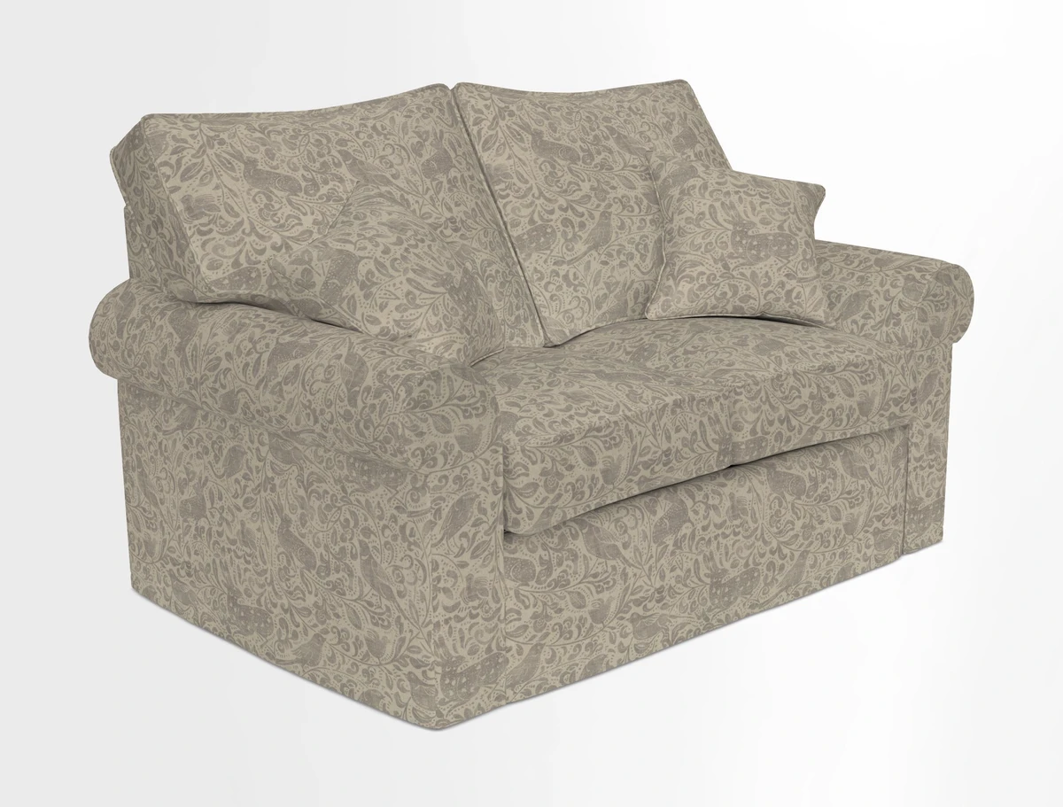 Upperton 2.5 Seater Sofa in Two Tone Plain Biscuit