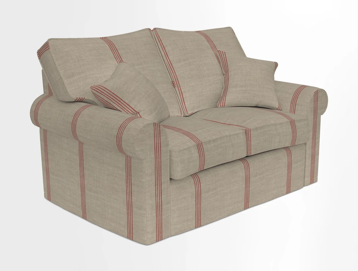 Upperton 2.5 Seater Sofa in Two Tone Plain Biscuit