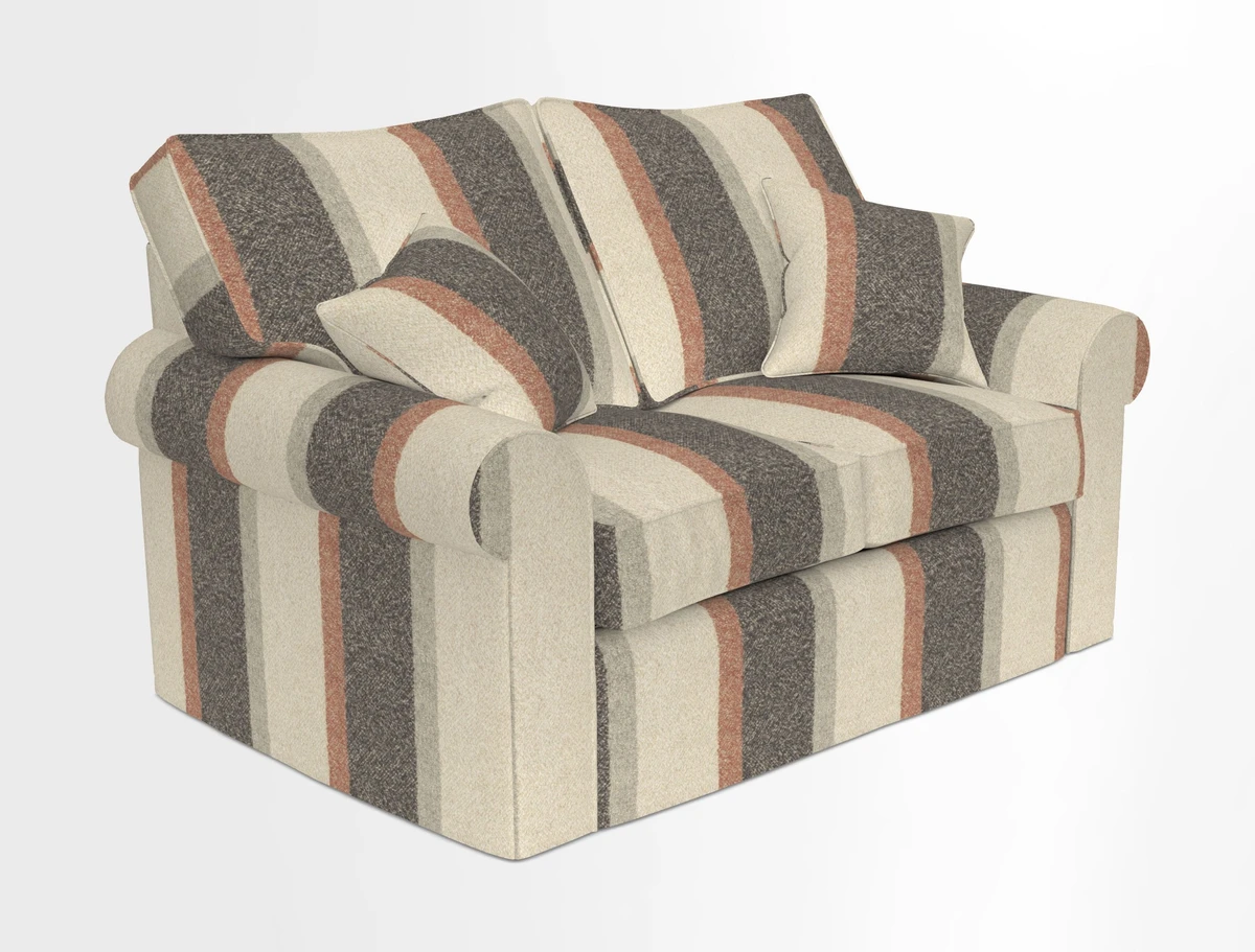 Upperton 2.5 Seater Sofa in Two Tone Plain Biscuit